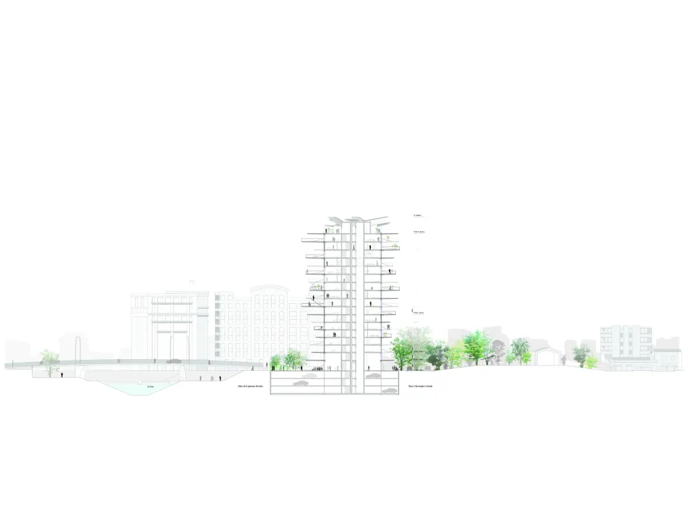 以人为本,法国蒙彼利埃“白色树塔”住宅楼