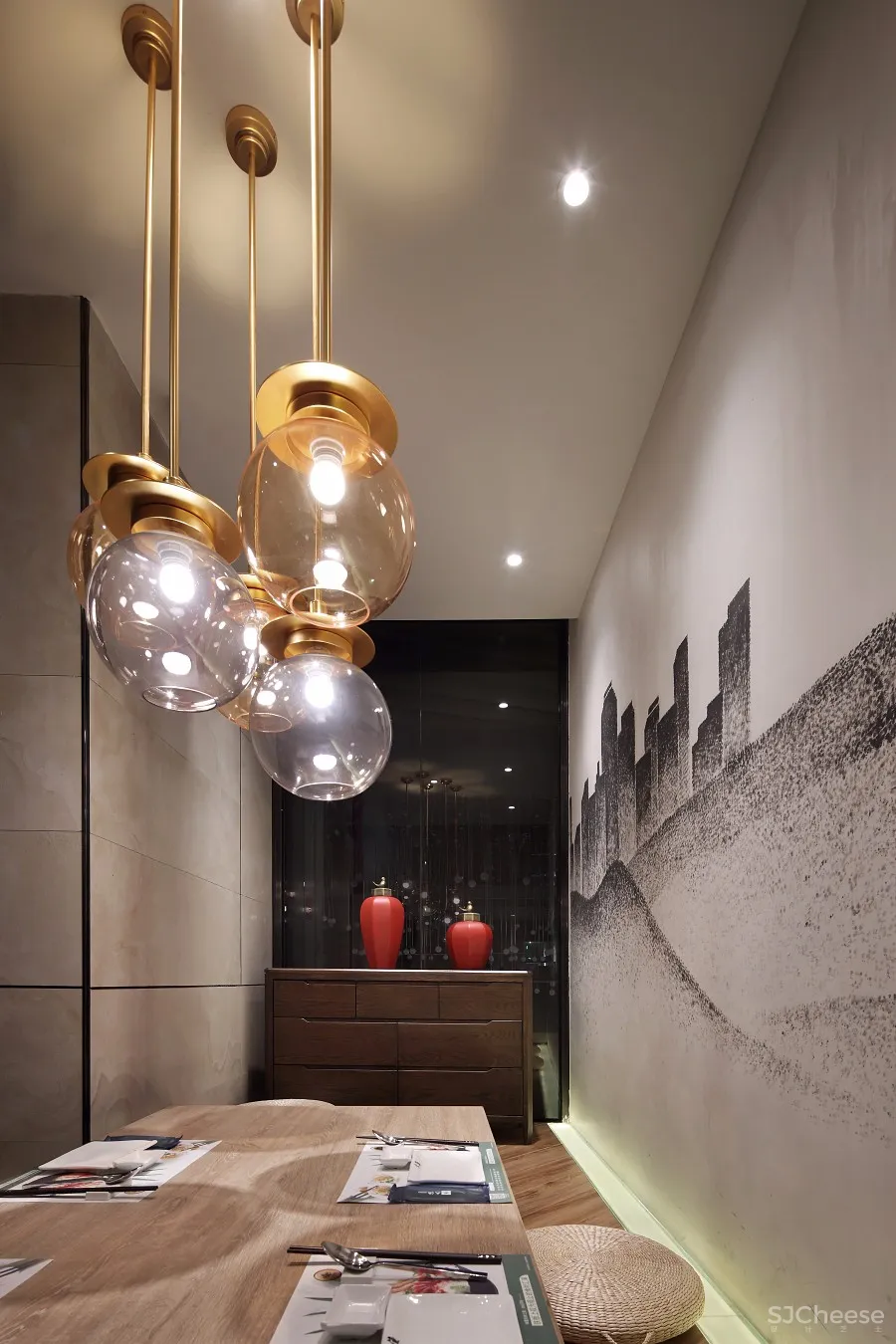 餐厅空间设计“艺鼎新作”一城文化飨宴,致敬东方底蕴