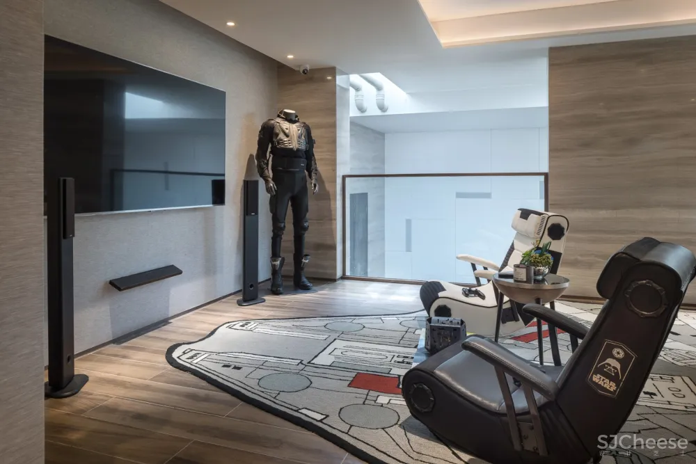 则灵艺术丨熙湖悦著353㎡跃层体验馆:趣味生活