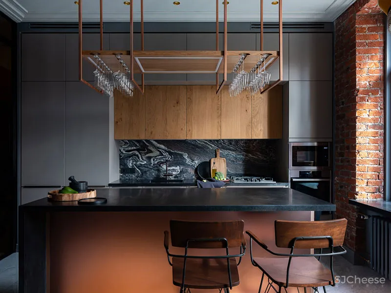 莫斯科一间135平米新艺术运动风格公寓设计