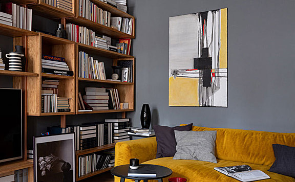 莫斯科一间135平米新艺术运动风格公寓设计