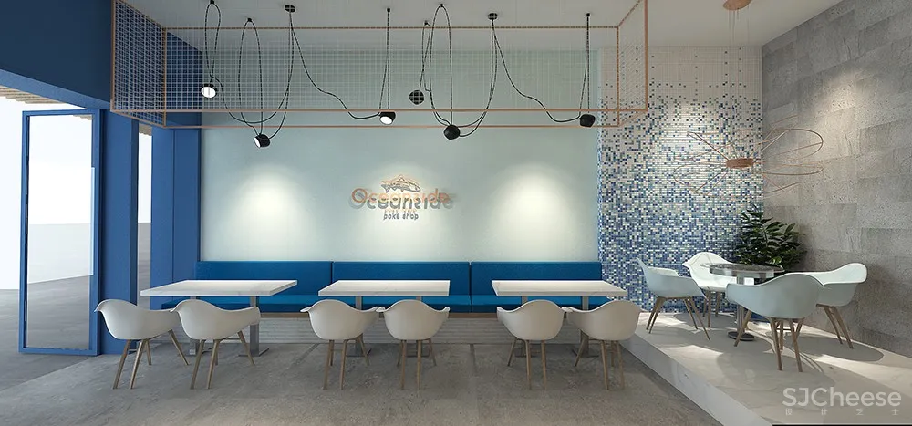 夏威夷风情的海滨轻食餐厅设计