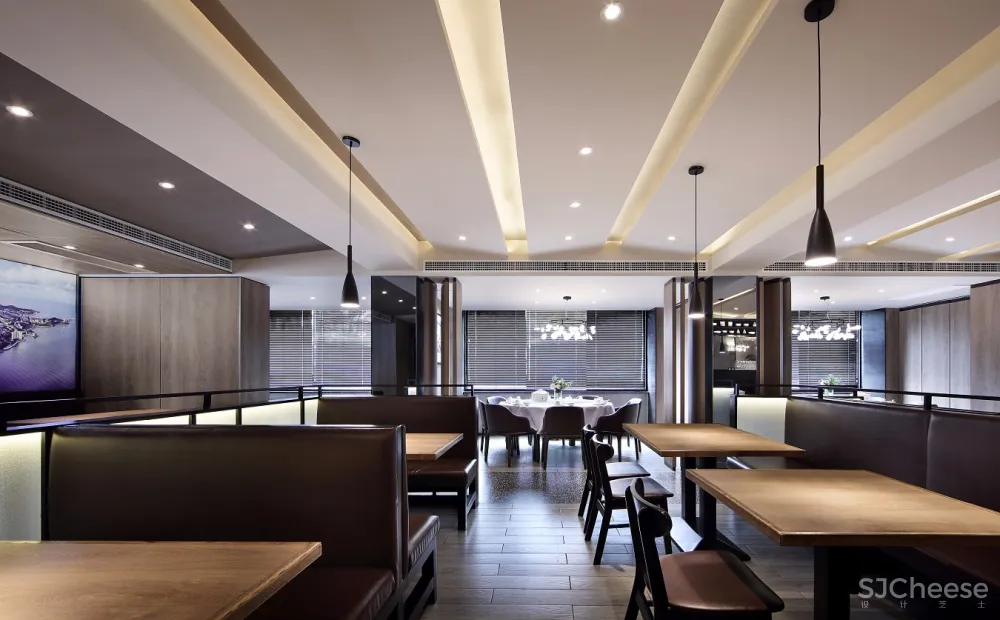 餐厅空间设计【艺鼎新作】晓升，一场撩拨情感的视觉与味觉的温馨体验