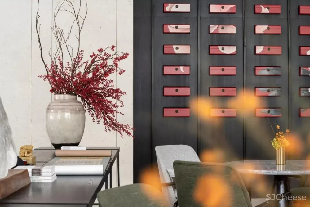 李益中空间设计新作 | 1000㎡俊逸灵动的美学馆体验式的“去销售化”售楼空间,融功能性于艺术氛围中!