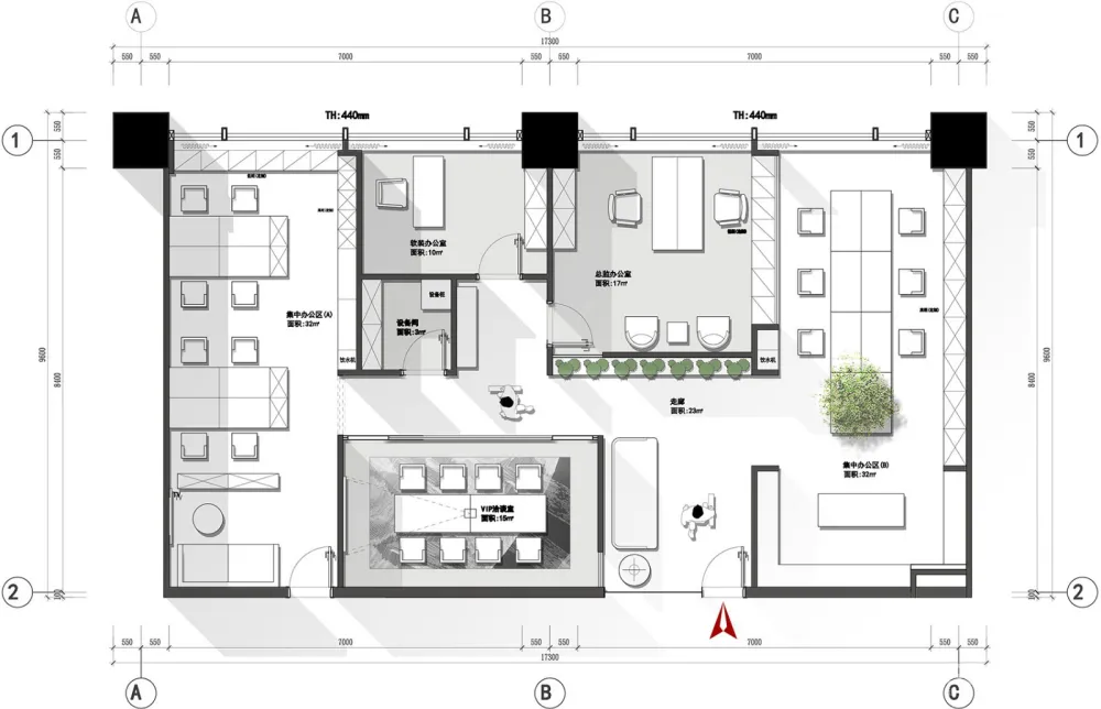 新作 | 触觉设计:天津 Touch the sky – 办公室设计