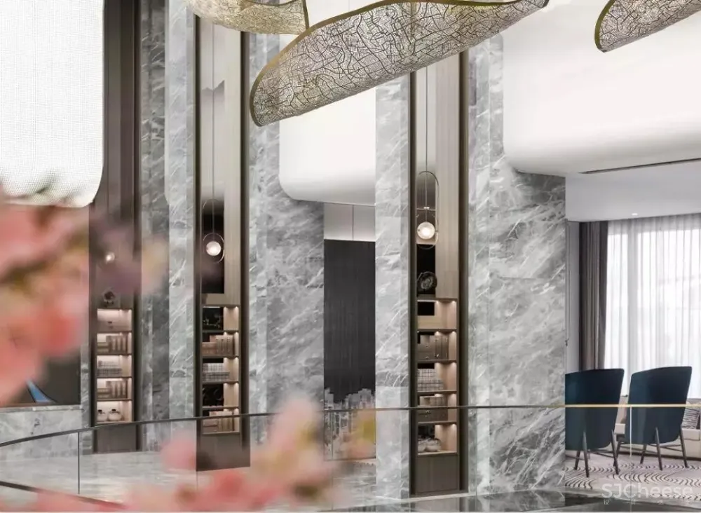 新作 | 1600㎡现代中式轻奢美学体验营销中心