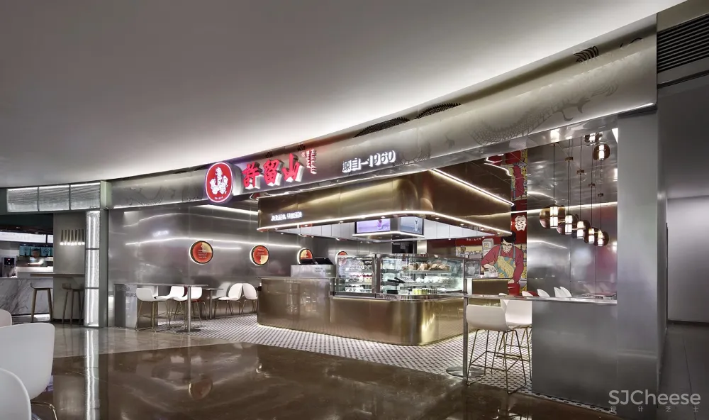 餐厅空间设计【艺鼎品牌全案】 现代中式风“许留山”,夏日里的清心甜品