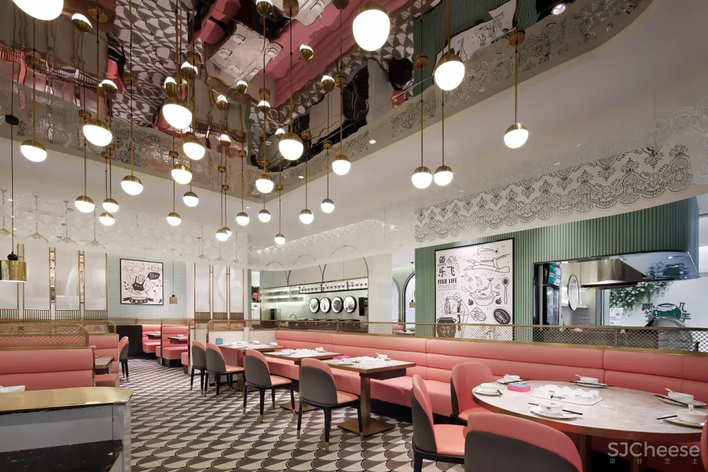 深圳餐饮空间设计,“艺鼎品牌全案”,鱼乐飞