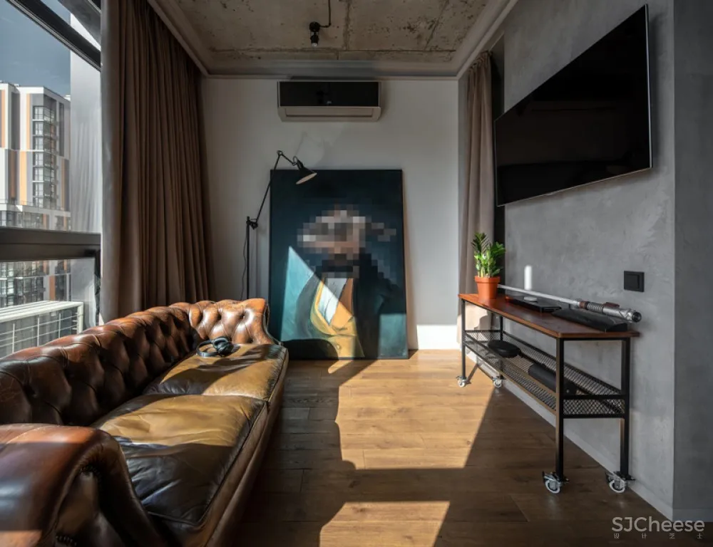 ZOOI | 一对年轻夫妇的42㎡时尚复古小宅