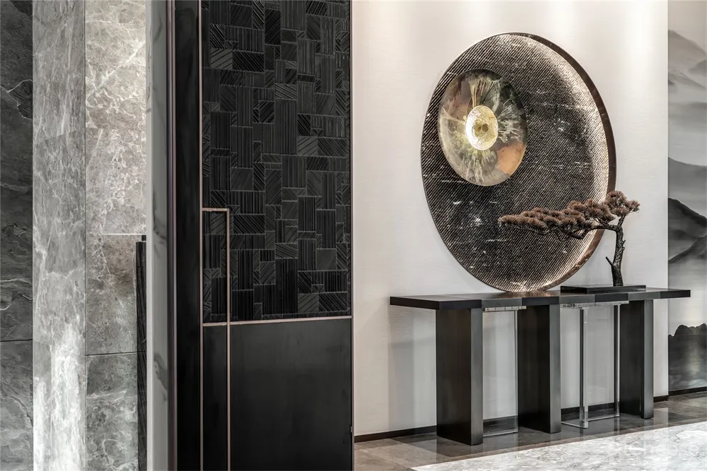 一然设计 | 一抹胭脂红,惊艳时光的唯美空间