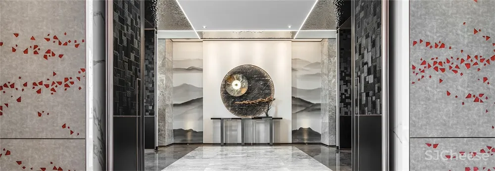 一然设计 | 一抹胭脂红,惊艳时光的唯美空间