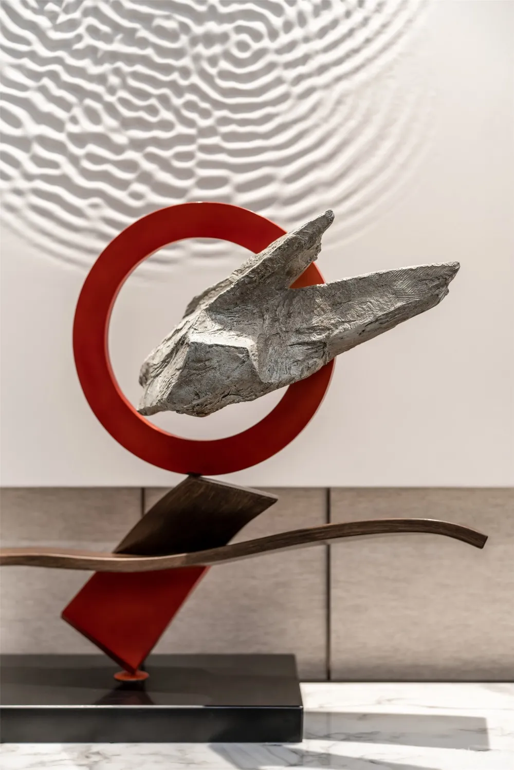 一然设计 | 一抹胭脂红,惊艳时光的唯美空间