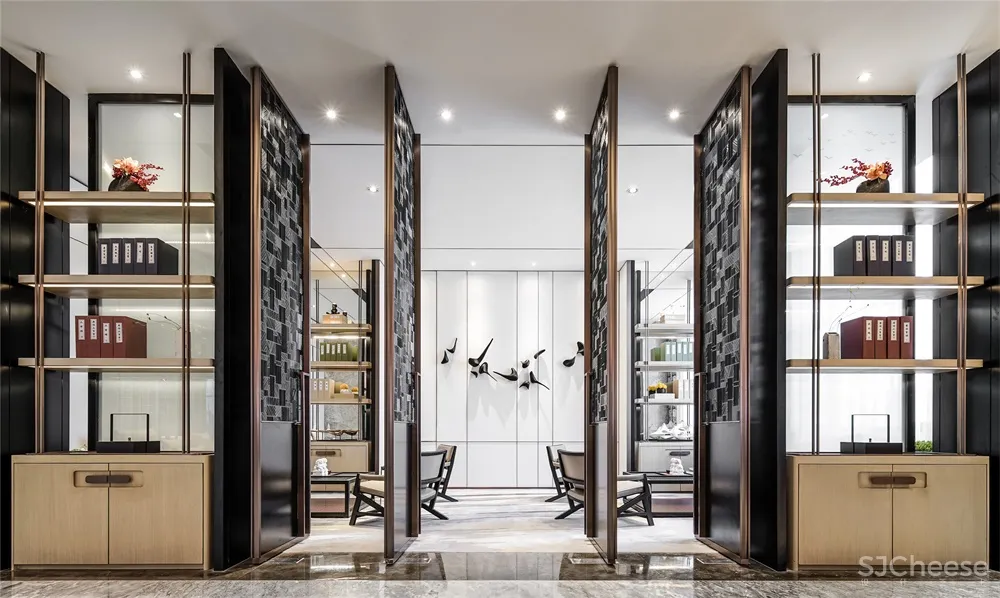 一然设计 | 一抹胭脂红,惊艳时光的唯美空间