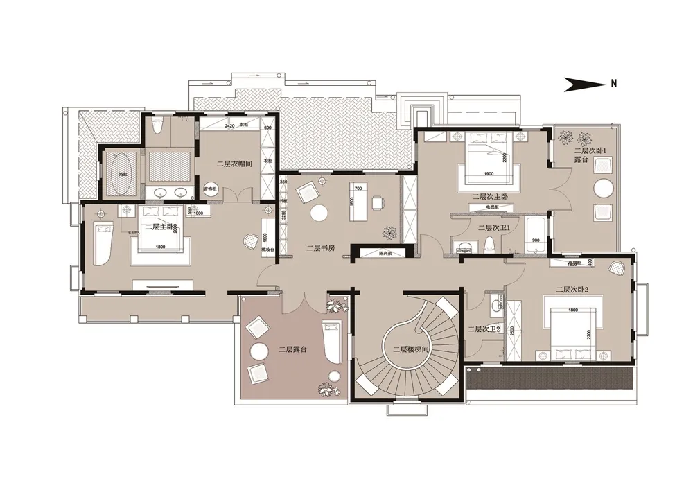 H&W设计事务所︱北京御汤山别墅