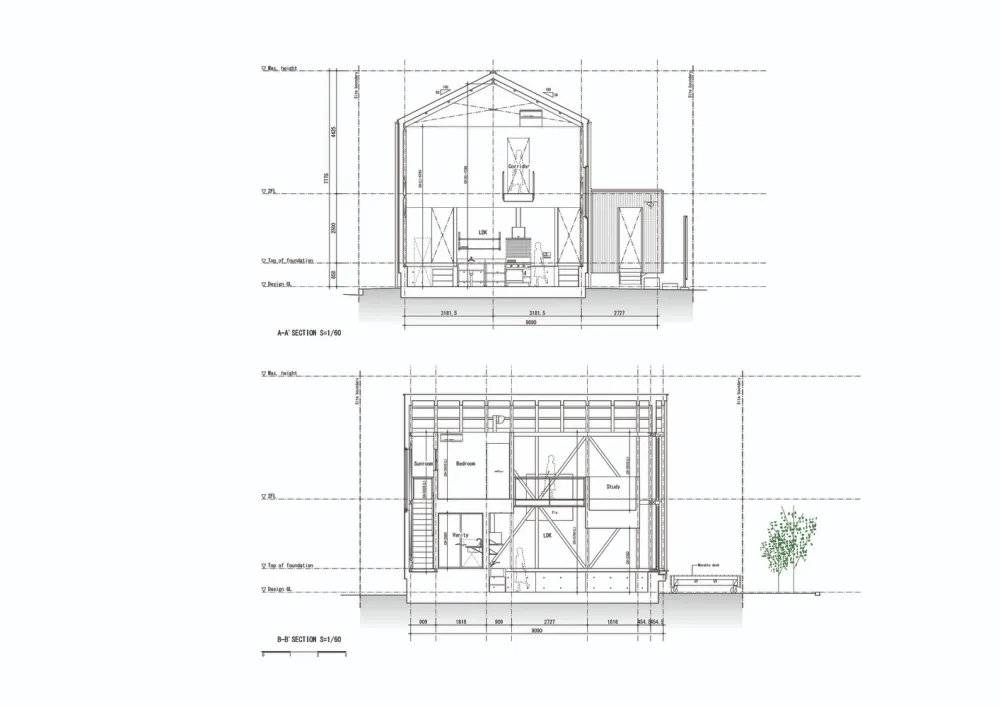 东海林健建筑设计事务所 | 住在地基里的房子 M 宅