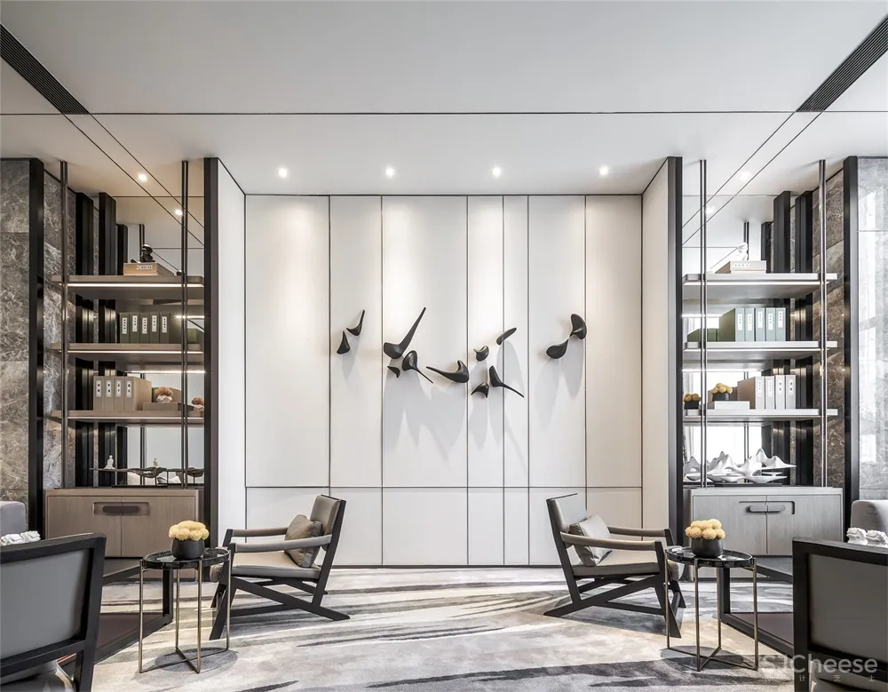 一然设计 | 一抹胭脂红,惊艳时光的唯美空间