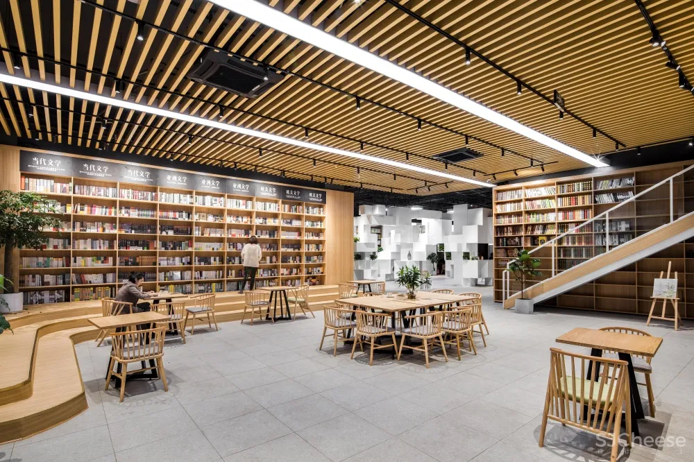 五德设计 | 成都天府新区凡舍文创书店设计