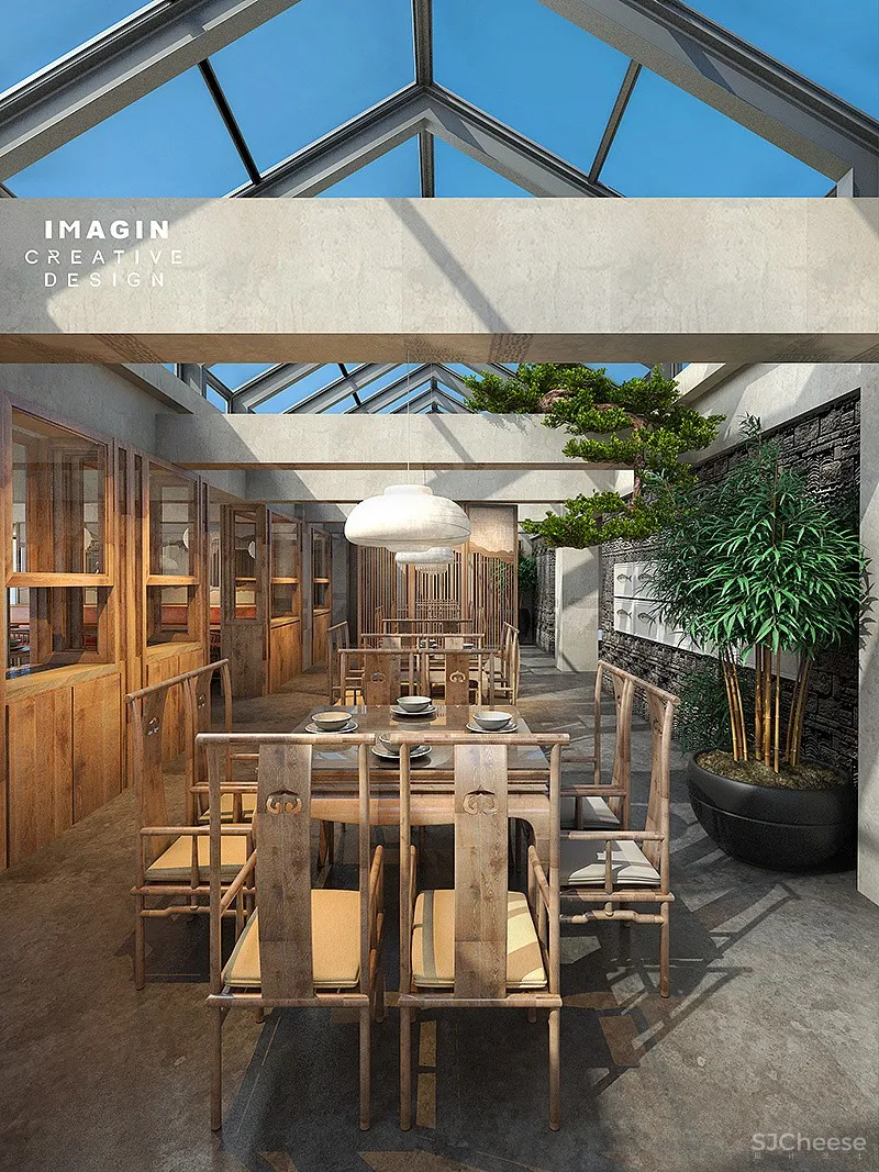 徽派设计接力中的“变”法-主题餐厅设计