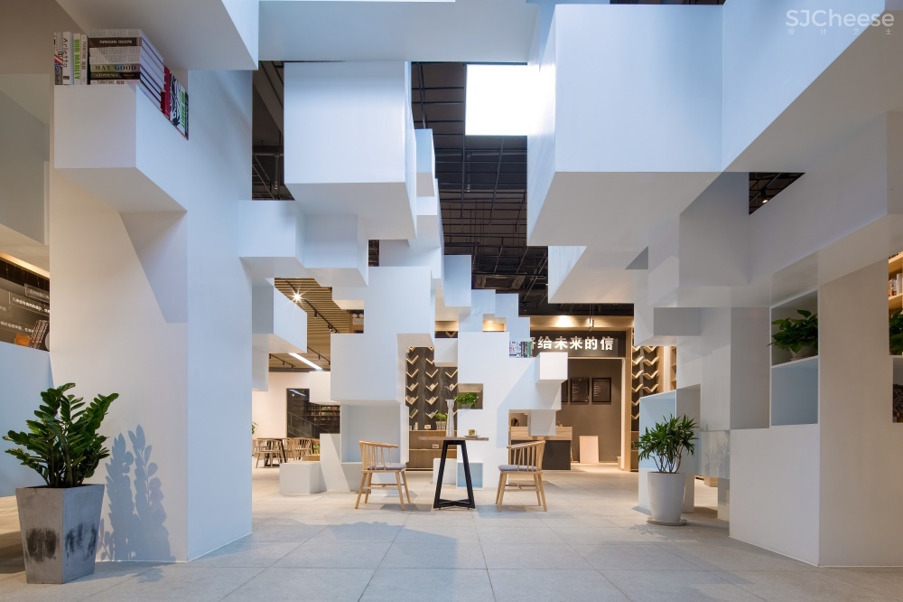 五德设计 | 成都天府新区凡舍文创书店设计