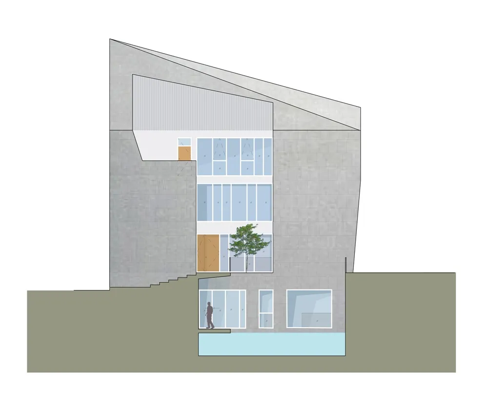 ROEWU | 断崖边的住宅Breathing Houses