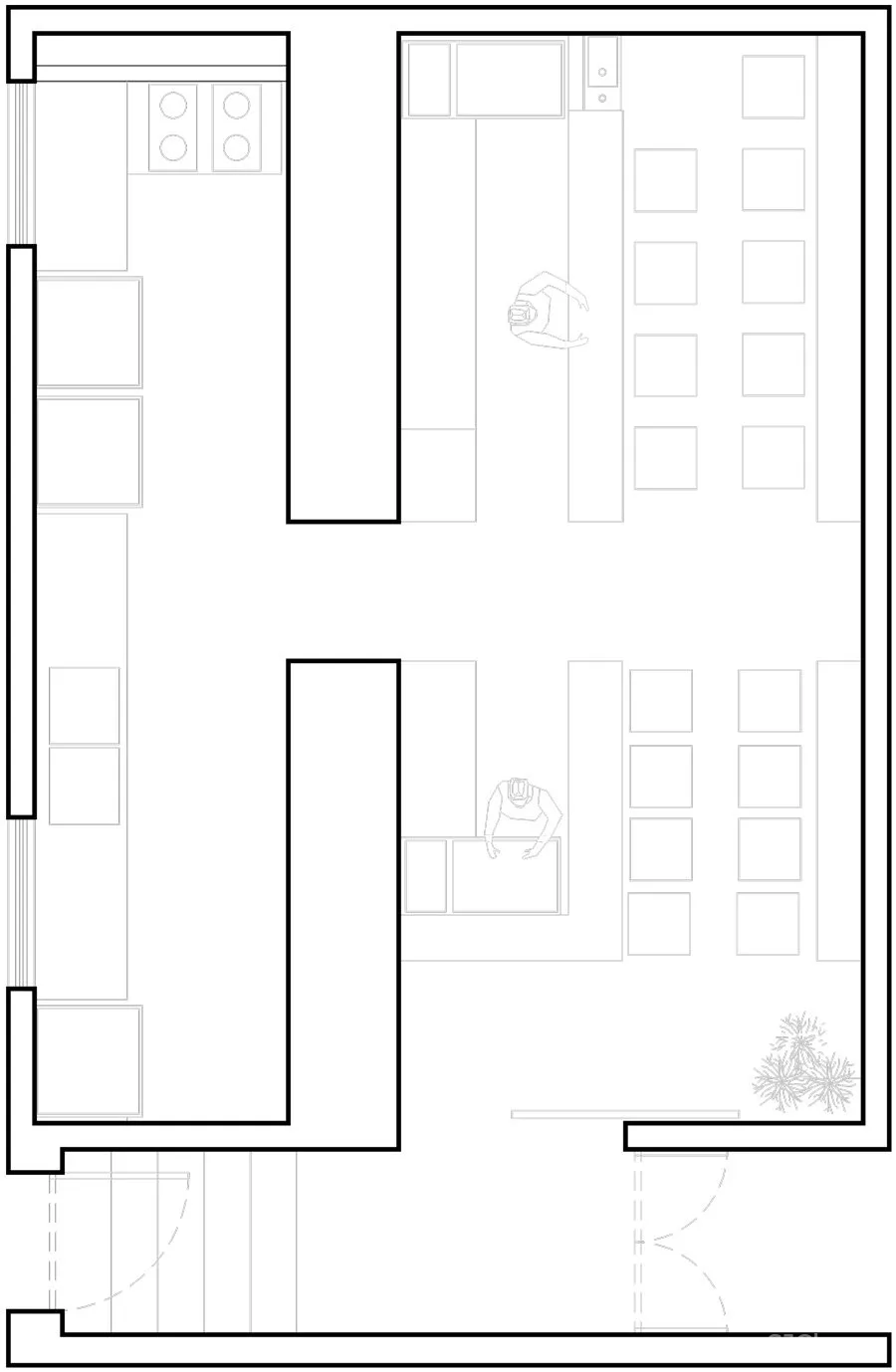 dosa studio+TAAC | 墨西哥一家46㎡小吃店