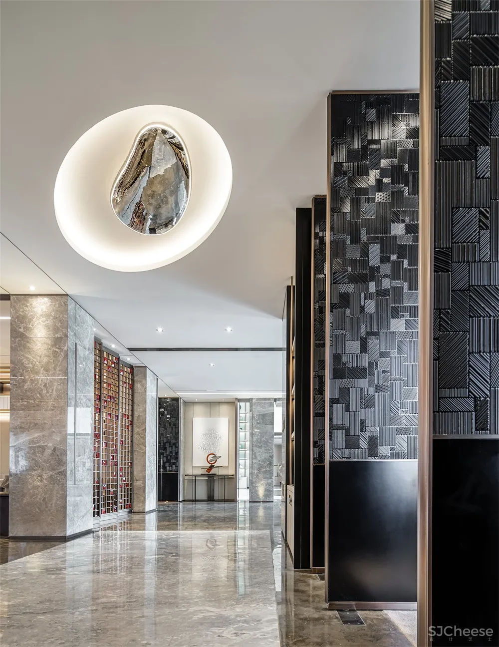 一然设计 | 一抹胭脂红,惊艳时光的唯美空间