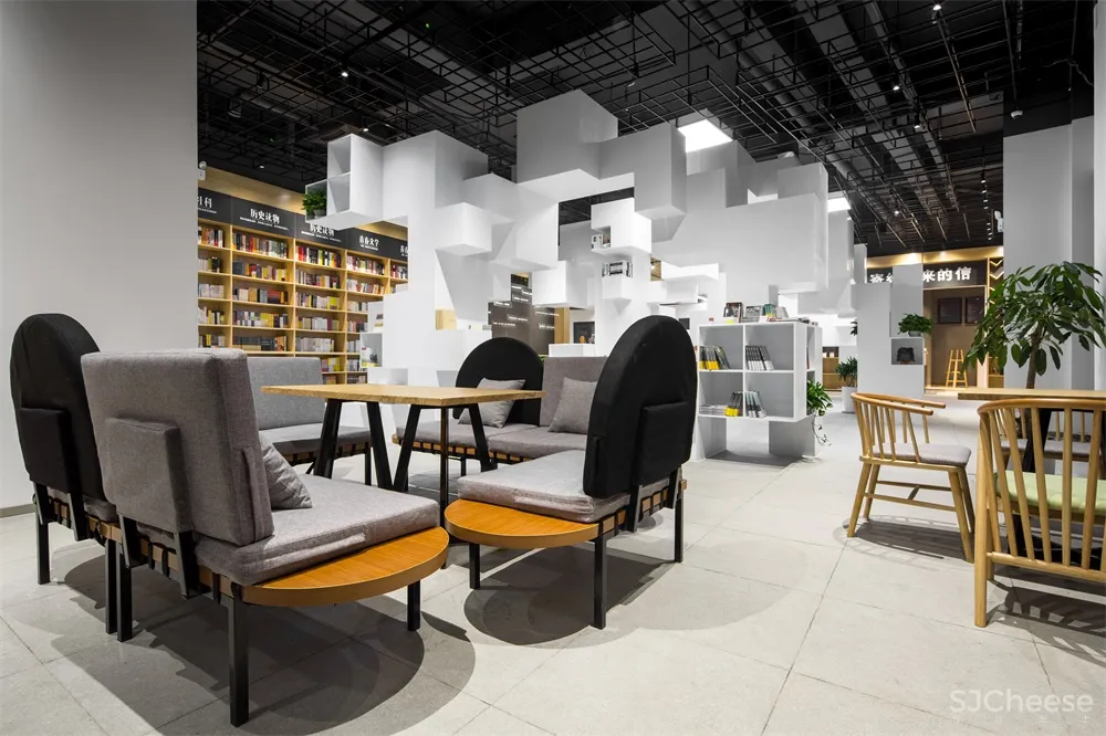 五德设计 | 成都天府新区凡舍文创书店设计