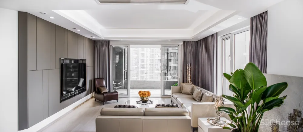 五德设计 | 成都麓山国际280平米大平层设计