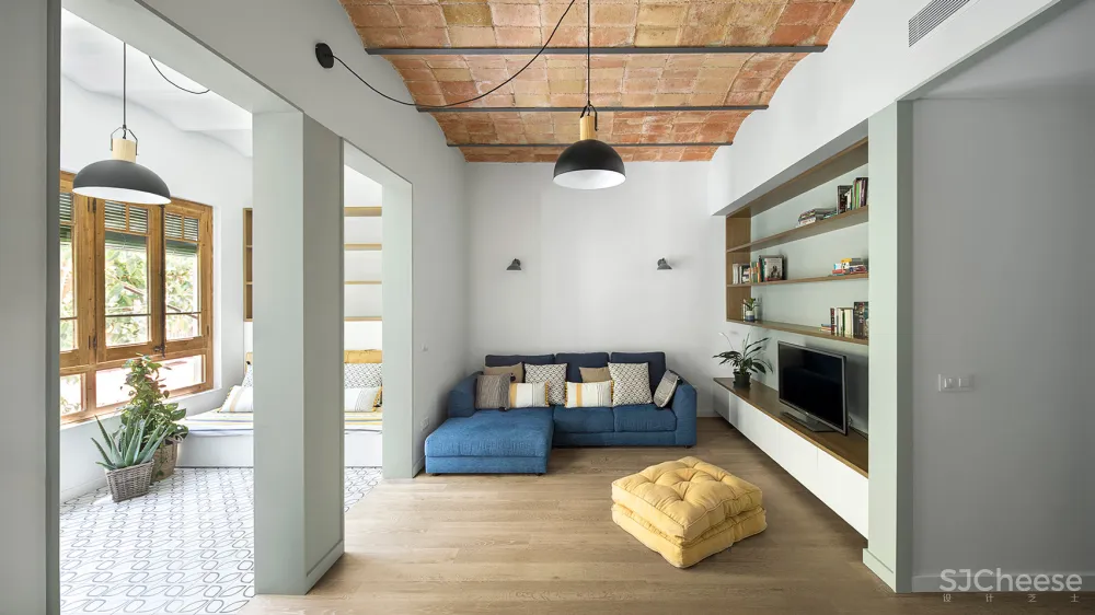 Nook Architects | 巴塞罗那67㎡三口之家