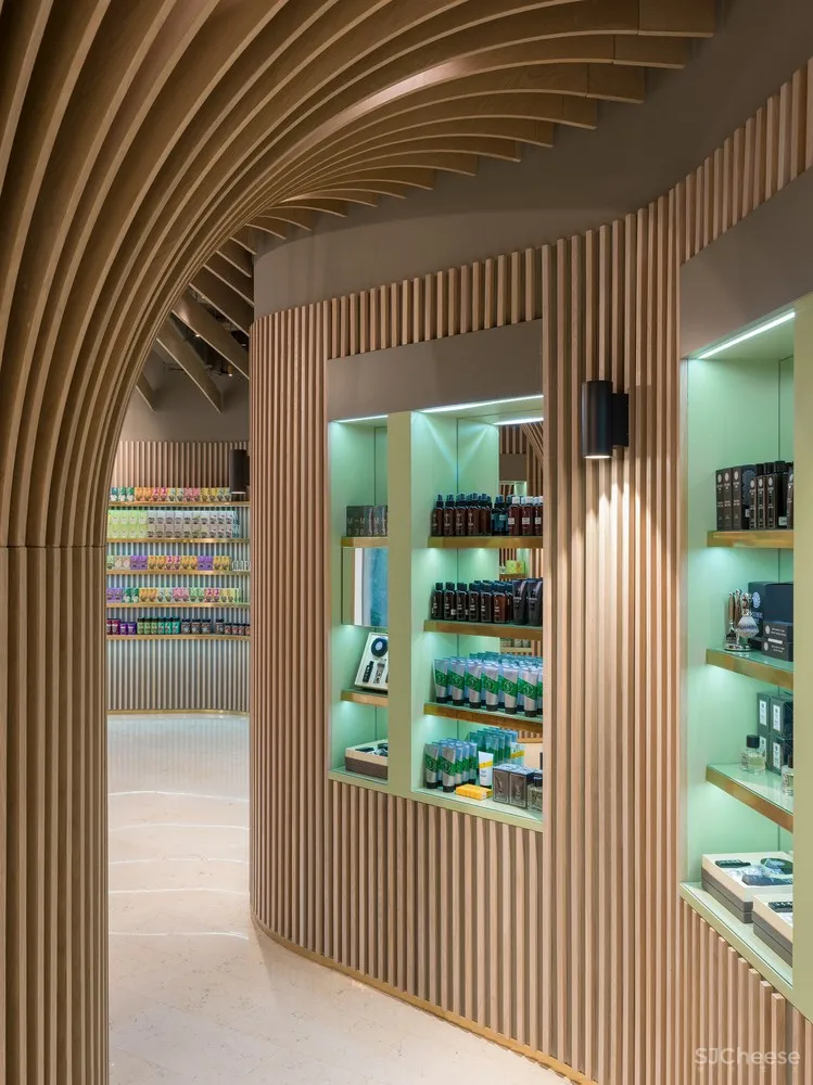Telli Bio精品店,Arrow architects设计