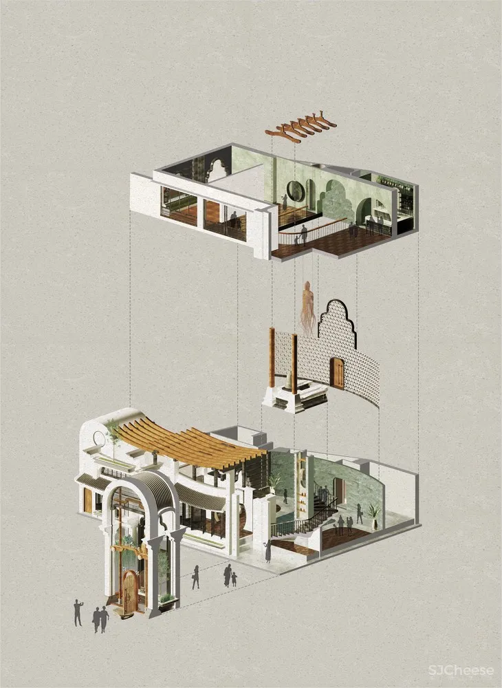 首发 | 越南Le House设计,Sadhu Restaurant