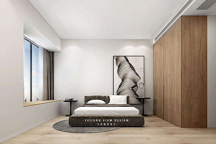 现代极简家居表现作品