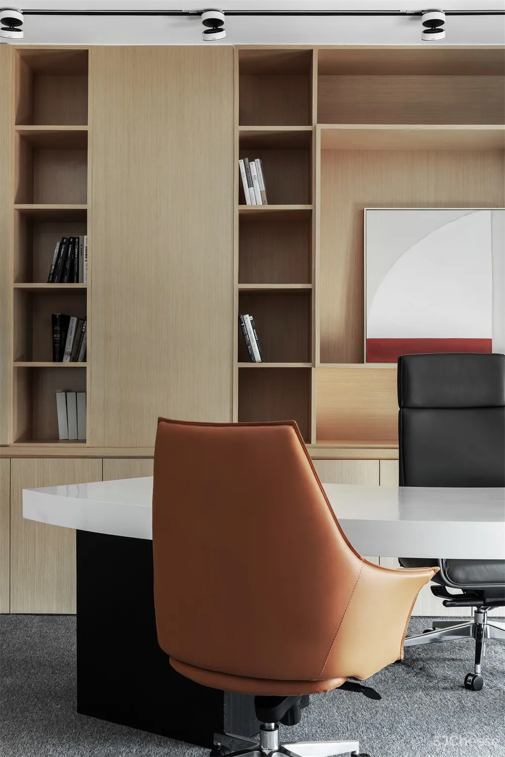 成都向上空间设计 | 办公空间<蓝•白>