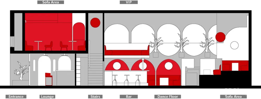 新作|MOLLY CLUB,武汉/ 间禾建筑设计
