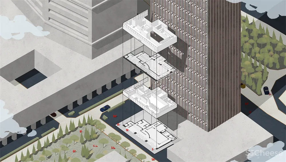万社设计 | 深圳南山MORPH综合社交空间
