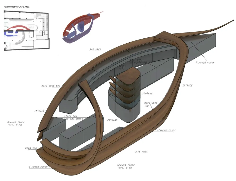 Enter Projects设计,LOT 1 咖啡, 酒吧和餐厅