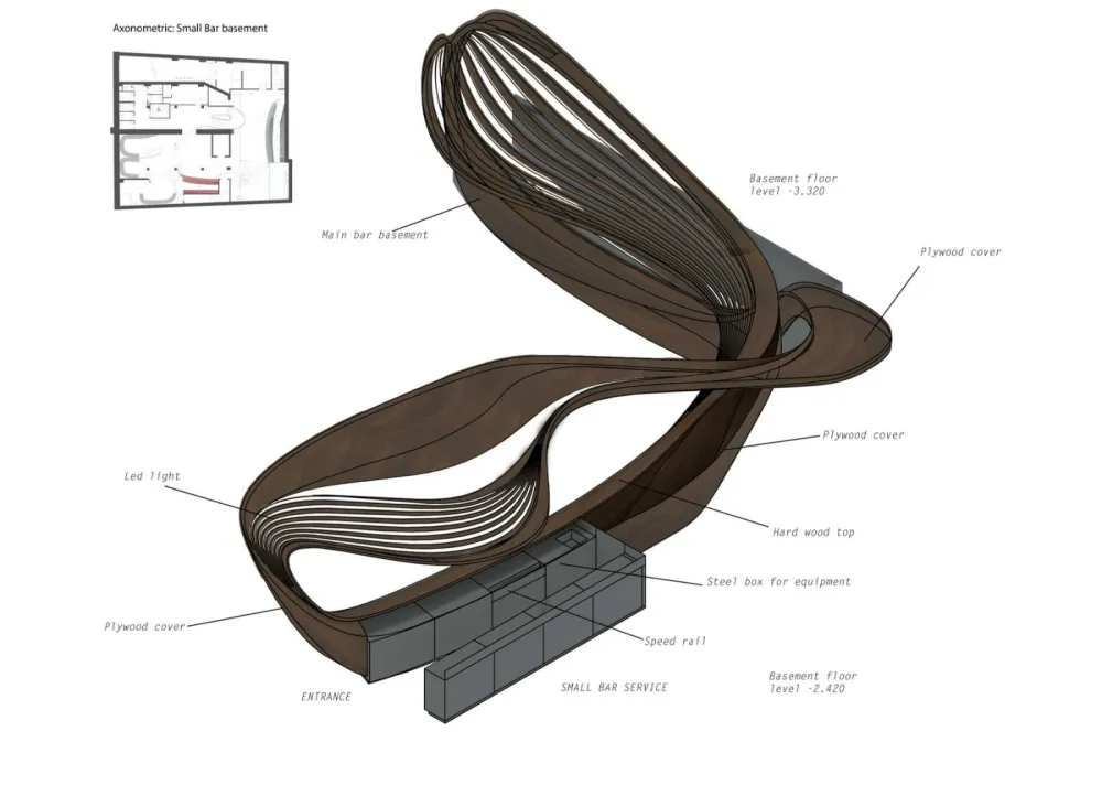 Enter Projects设计,LOT 1 咖啡, 酒吧和餐厅