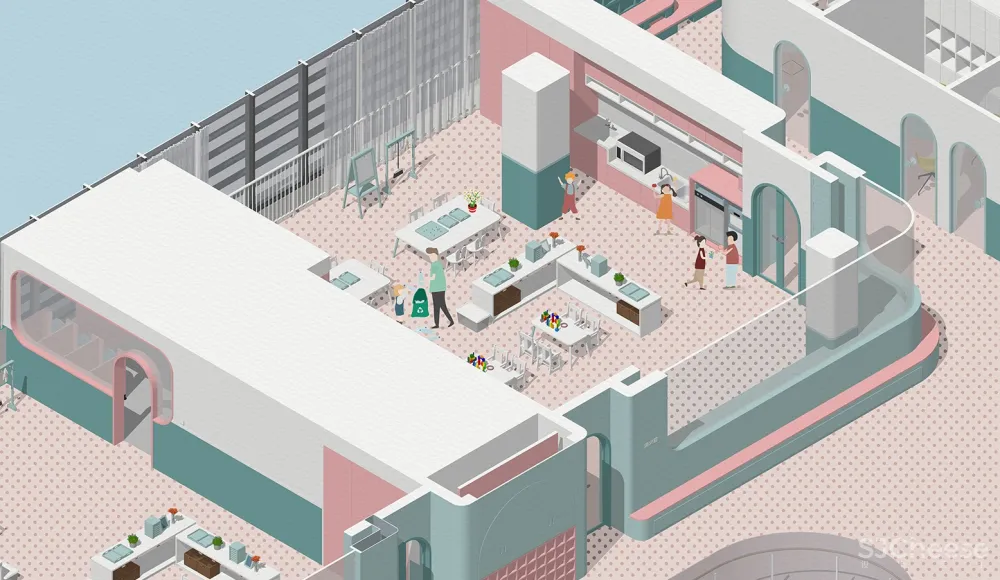 首发 | 立木将幼儿园搬入海边“邮轮”