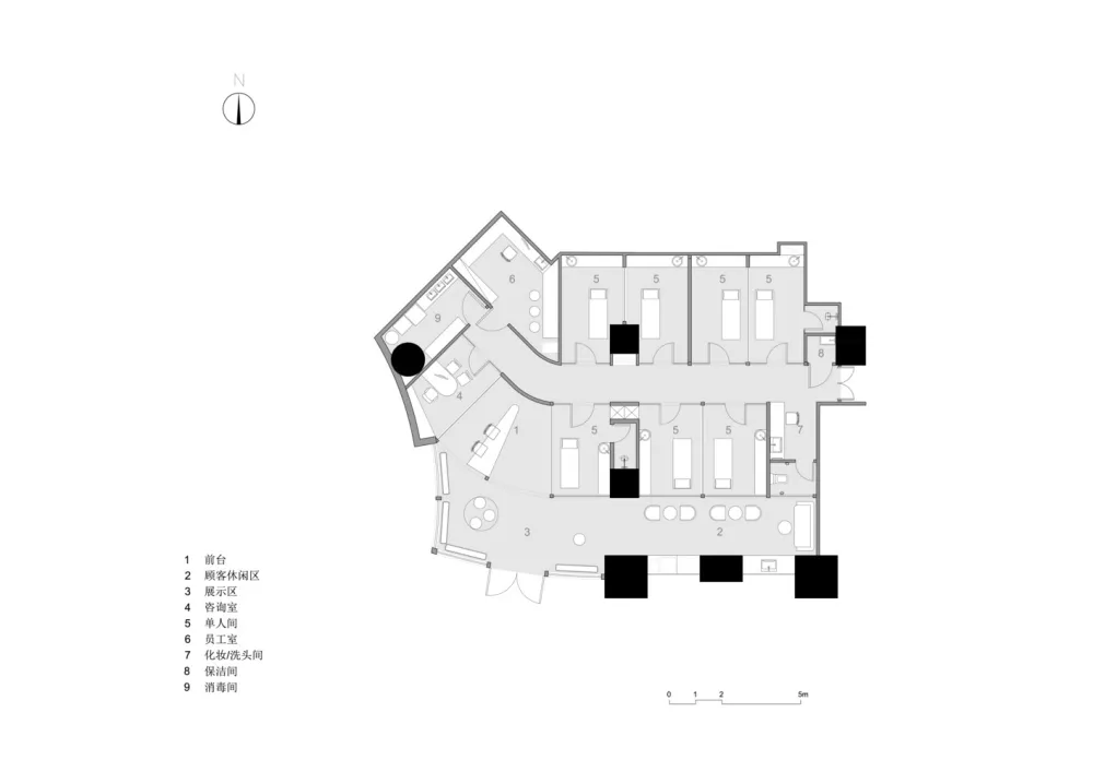 新作 | 槃达建筑:水仙之美美容北京连锁店