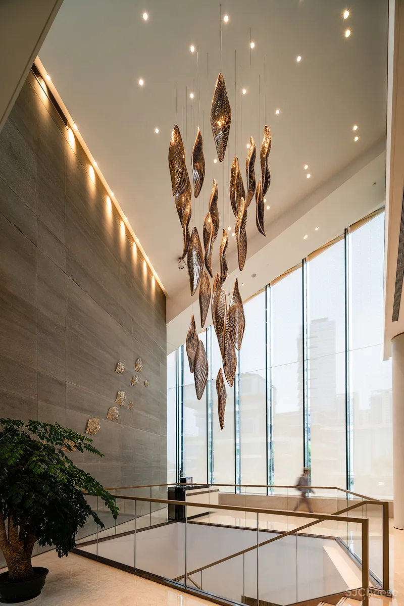 AART一间宅 | 迁徙的鱼群-深湾会吊挂艺术品