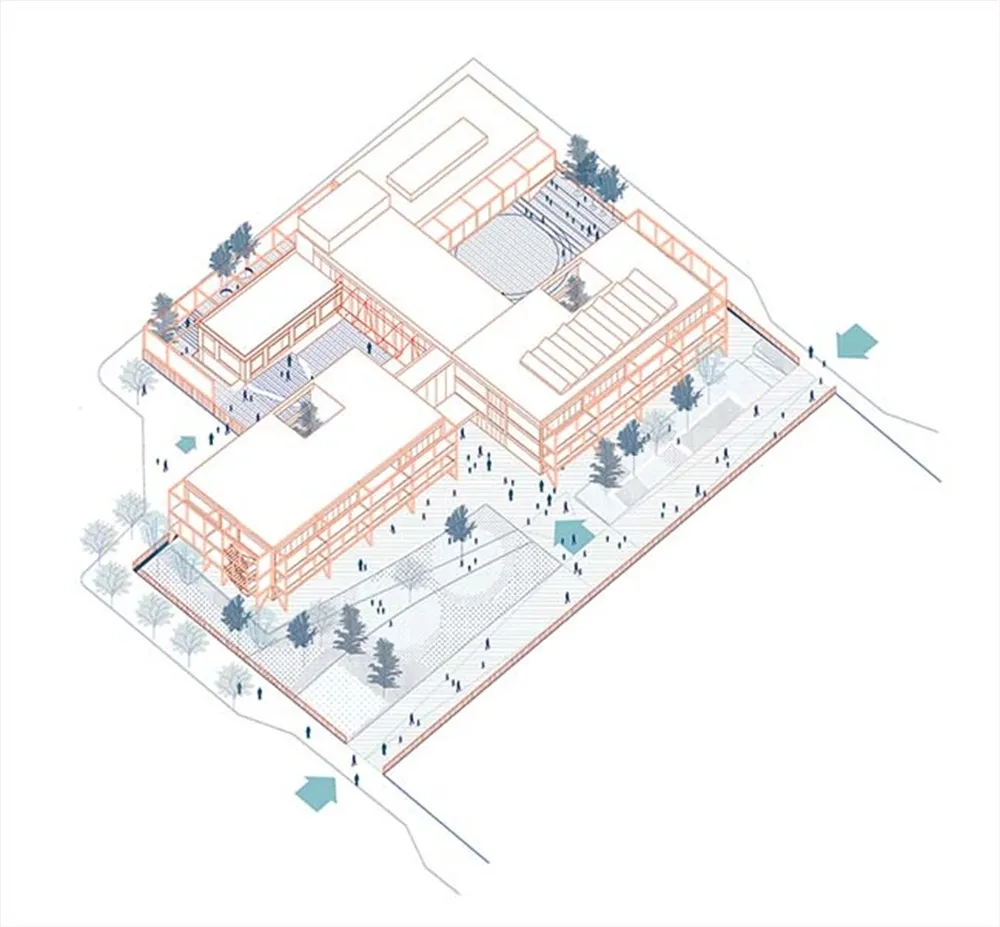 BDRbureau | 都灵Enrico Fermi校园改造设计