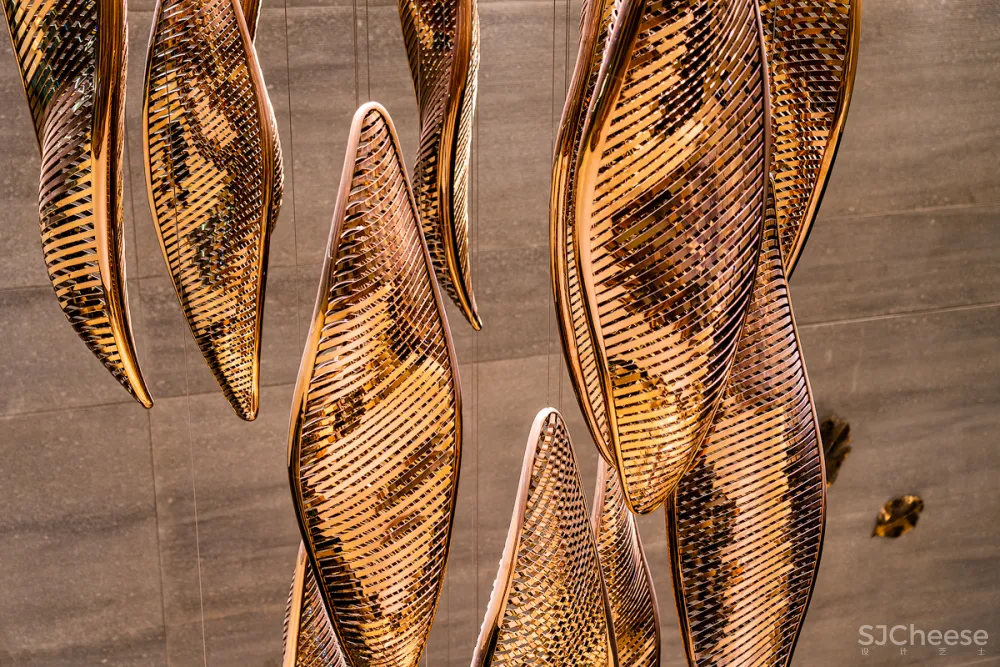 AART一间宅 | 迁徙的鱼群-深湾会吊挂艺术品