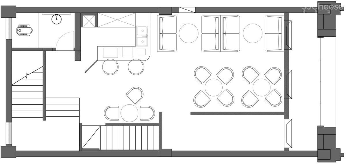 新作 | 南京缐状建筑设计研究室:杭州 噪音银行酒吧