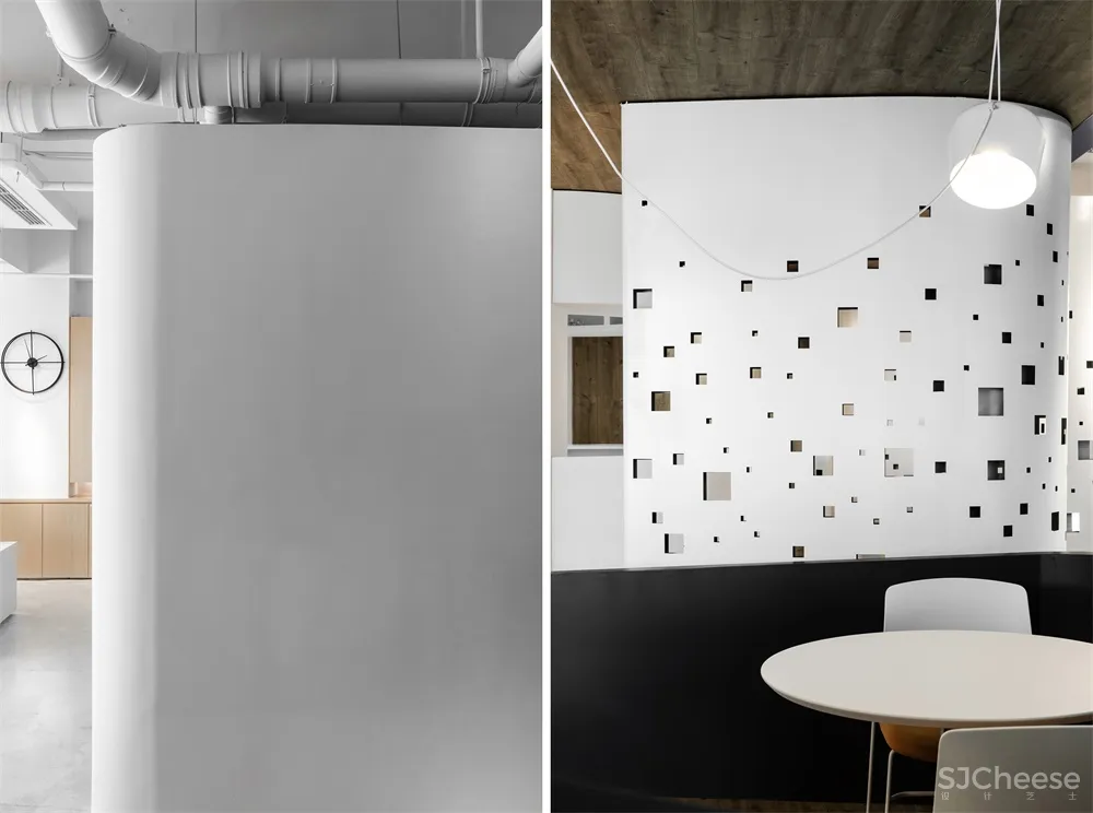 成都向上空间设计 | 办公空间<蓝•白>