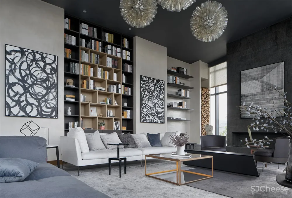 杨钧设计事务所 | 杭州象山国际高级黑艺术宅