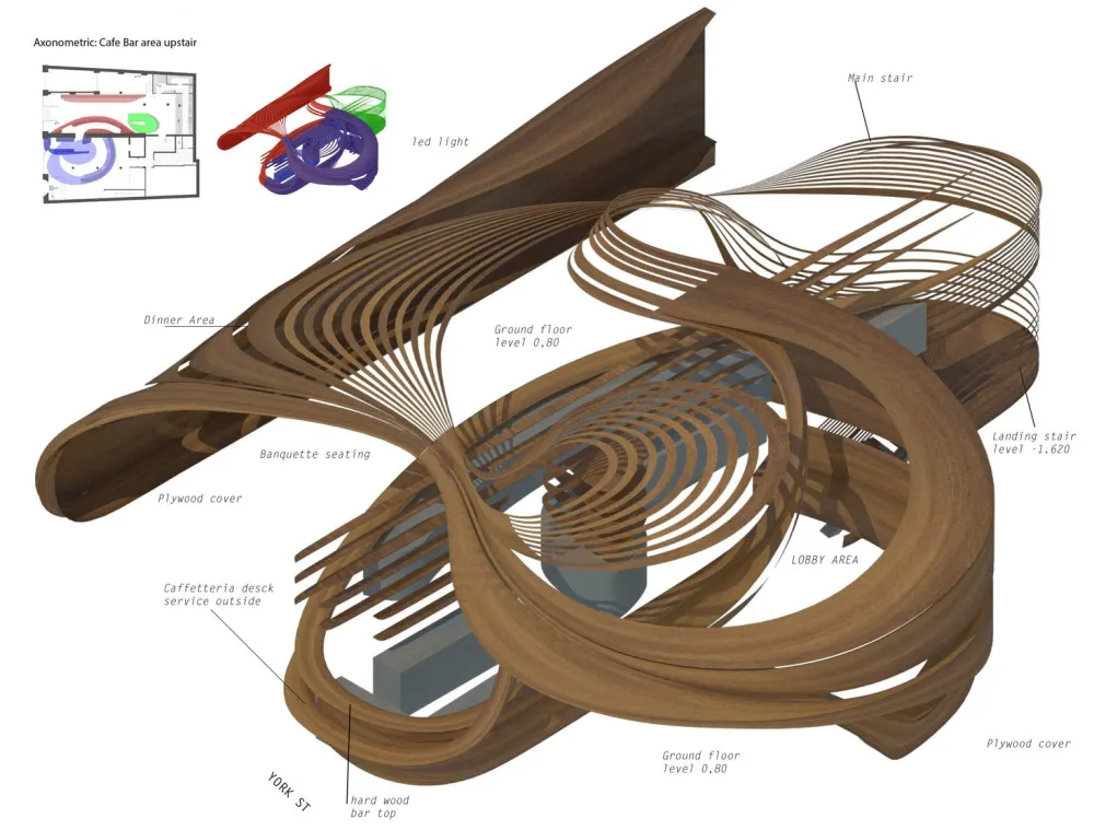 Enter Projects设计,LOT 1 咖啡, 酒吧和餐厅