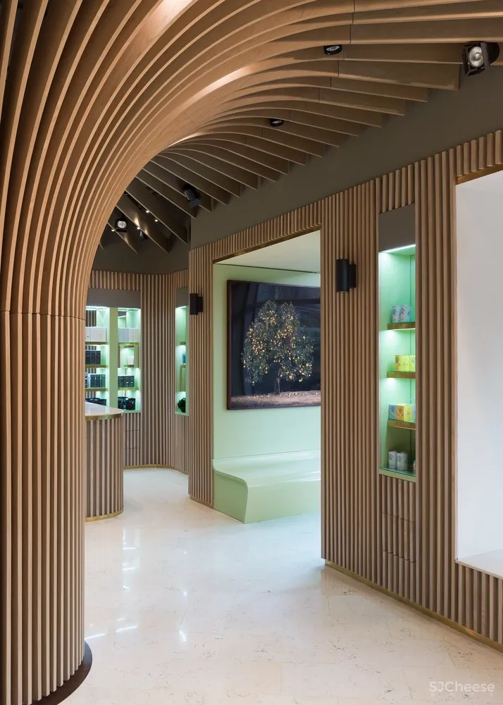 Telli Bio精品店,Arrow architects设计