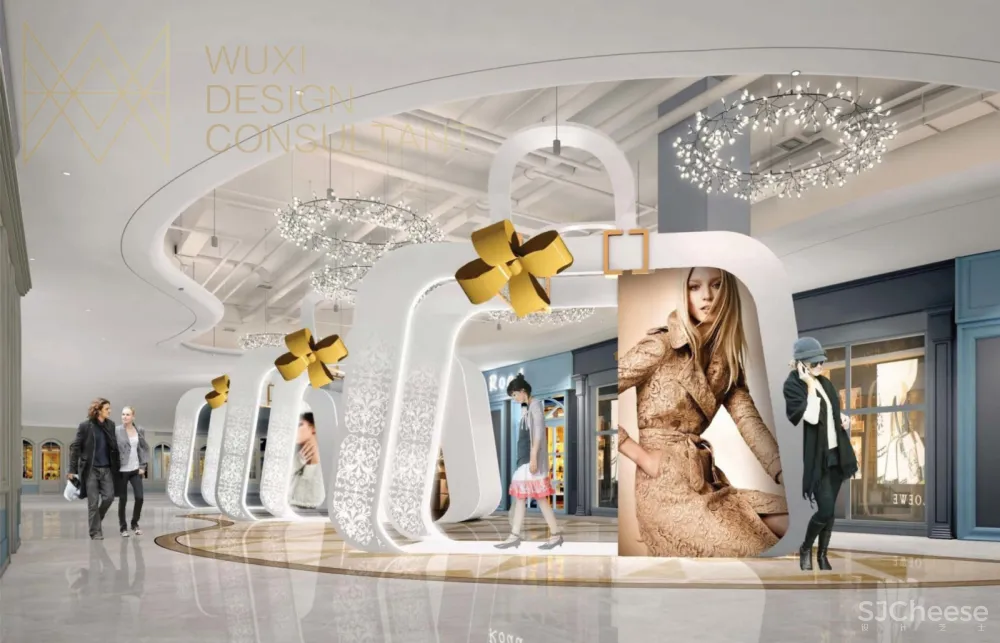 WUD伍曦出品:重庆万州万达广场女性主题街区“映像巴黎“