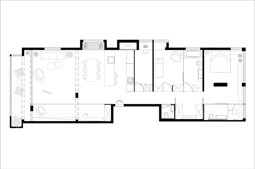 首发 | Maayan Zusman为一对高大的运动型夫妇翻新特拉维夫公寓