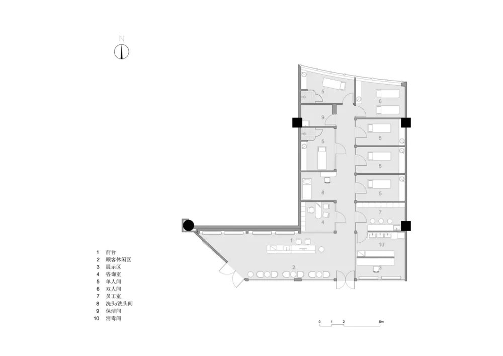 新作 | 槃达建筑:水仙之美美容北京连锁店
